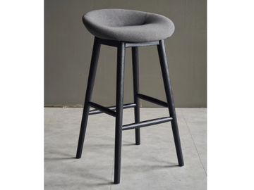 NEST - High fabric barstool with footrest by grado design - view 2